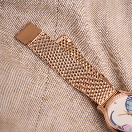 TEAL BY CHUMBAK Round Dial Analog Hand Watch for Women, Gifts for Women/Girls/Ladies, Stylish Fashion Watch for Casual/Work