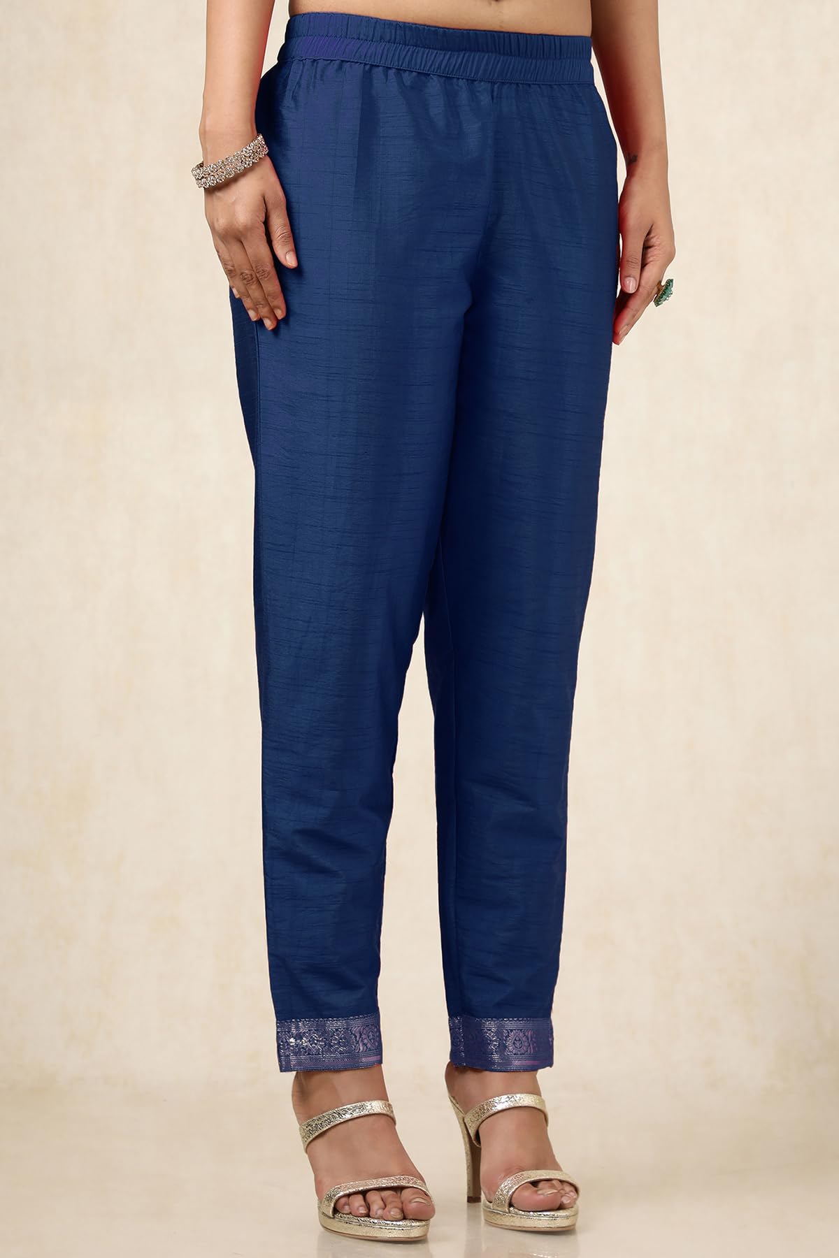 Soch Women's Brocade Salwar Suit Set (EWS5CD21722_Blue