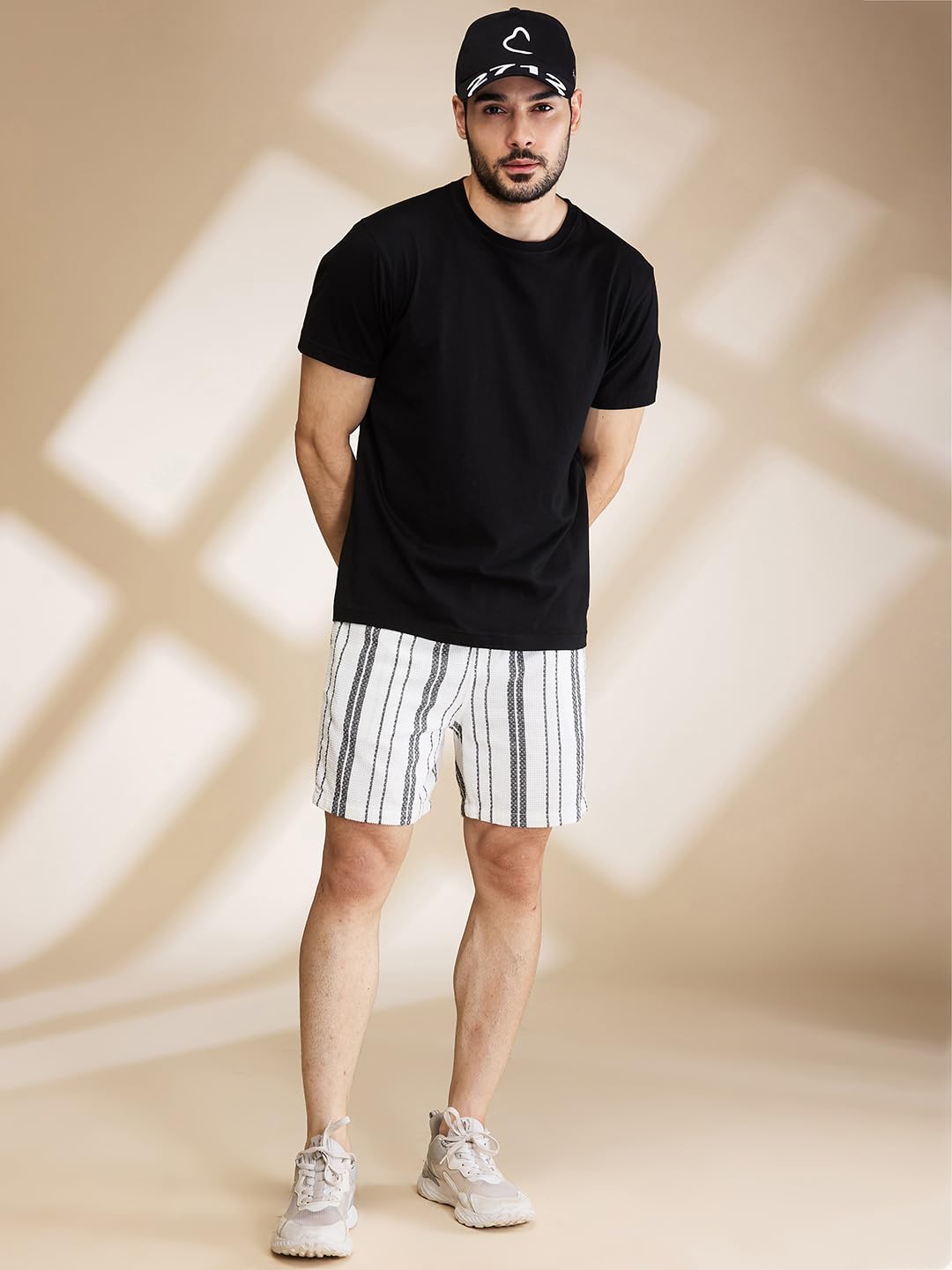 Being Human Dk.Grey Coloured Men Shorts (Size: 40)-BHKTS24550-DK.GREY