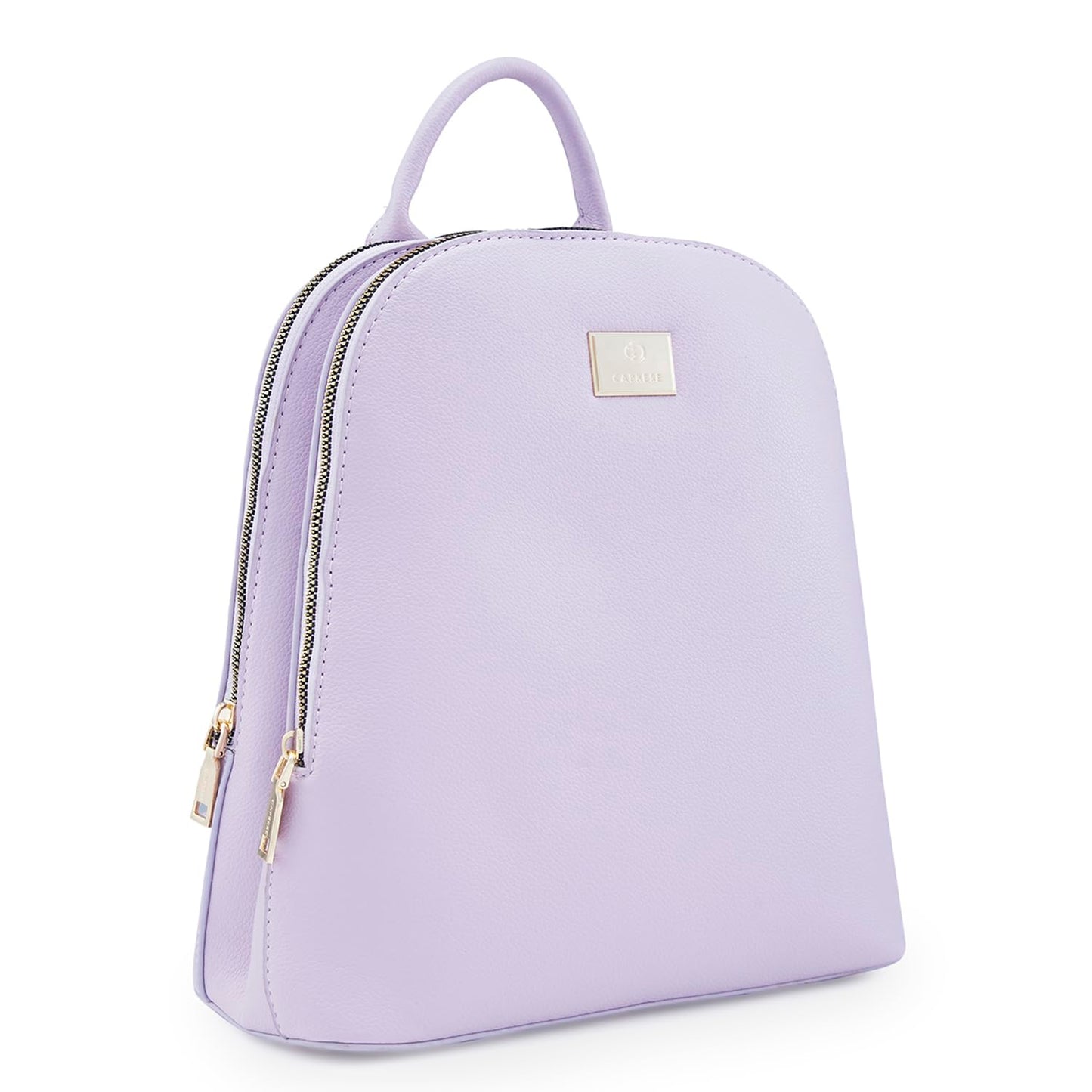 Caprese Linz Casual Backpack, Medium | Fashion Backpack for Women with Adjustable Shoulder Strap & Secure Zip Closure | Spacious, Versatile for Everyday Outings and Travel (Violet)