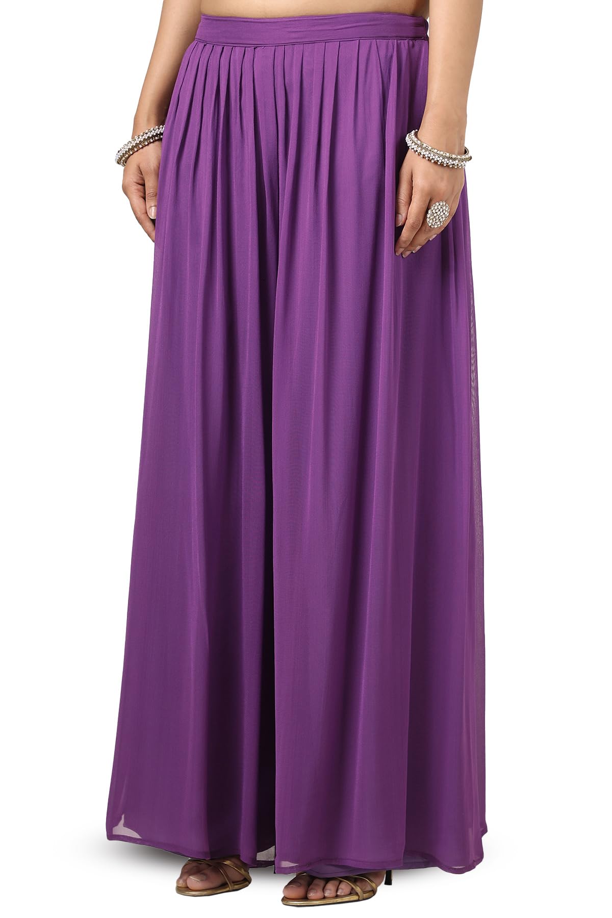 Soch Womens Purple Tissue Embroidered Suit Set with Sequins