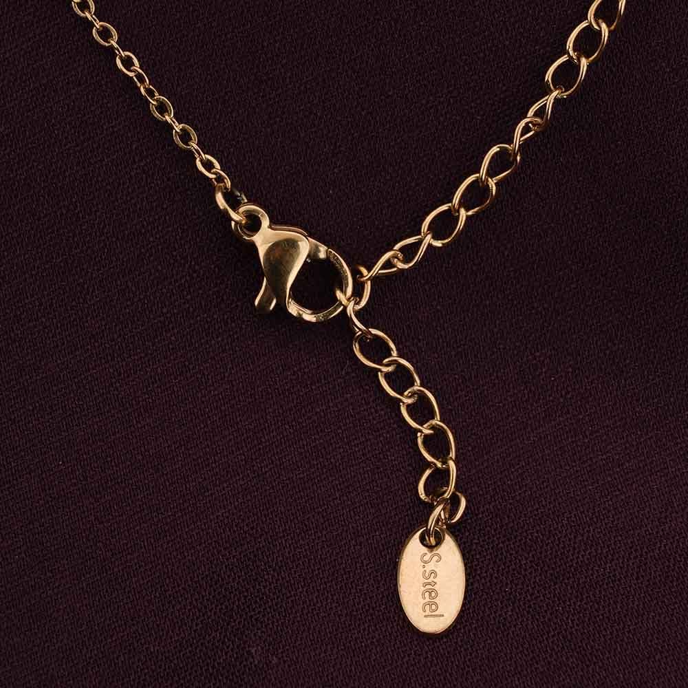 PALMONAS Gold Whale Pendent Necklace for Womens - Waterproof & Anti-Tarnish