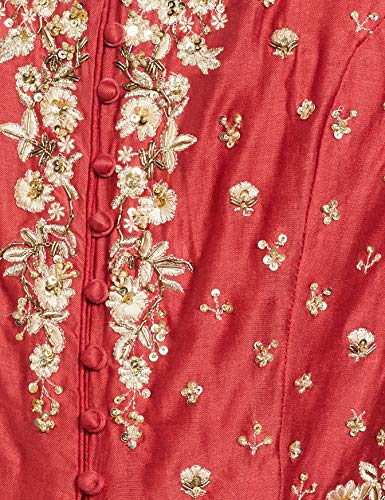 BIBA Women's Pink Front Open Suit Set By Anju Modi