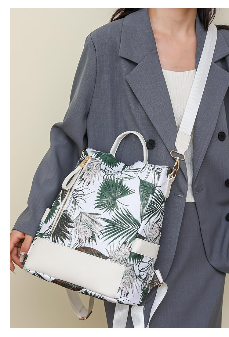 MOCA Womens Girls Backpack Anti-theft Handbag Ladies Shoulder Bag School Bag Stylish Casual Daypacks Lightweight Rucksack for Outdoor Travel School Campus Shopping Bag for women Girl (Pastel Mosaic)