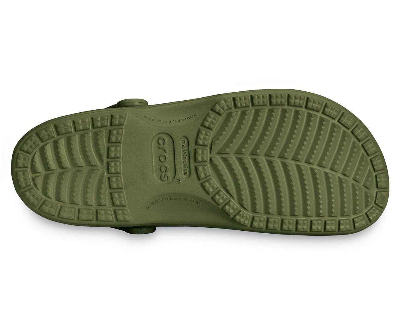 crocs Unisex-Adult Baya Army Green Clog - 7 UK Men/ 8 UK Women (M8W10) (10126-309)
