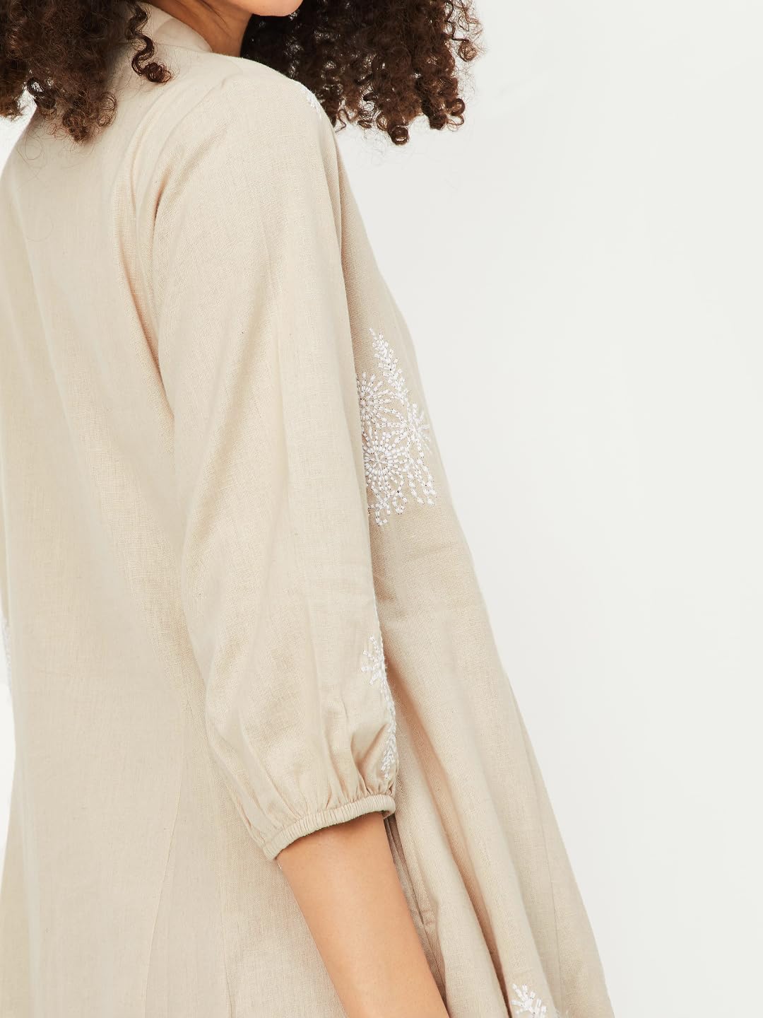 Max Women's Cotton A-Line Below The Knee Dress