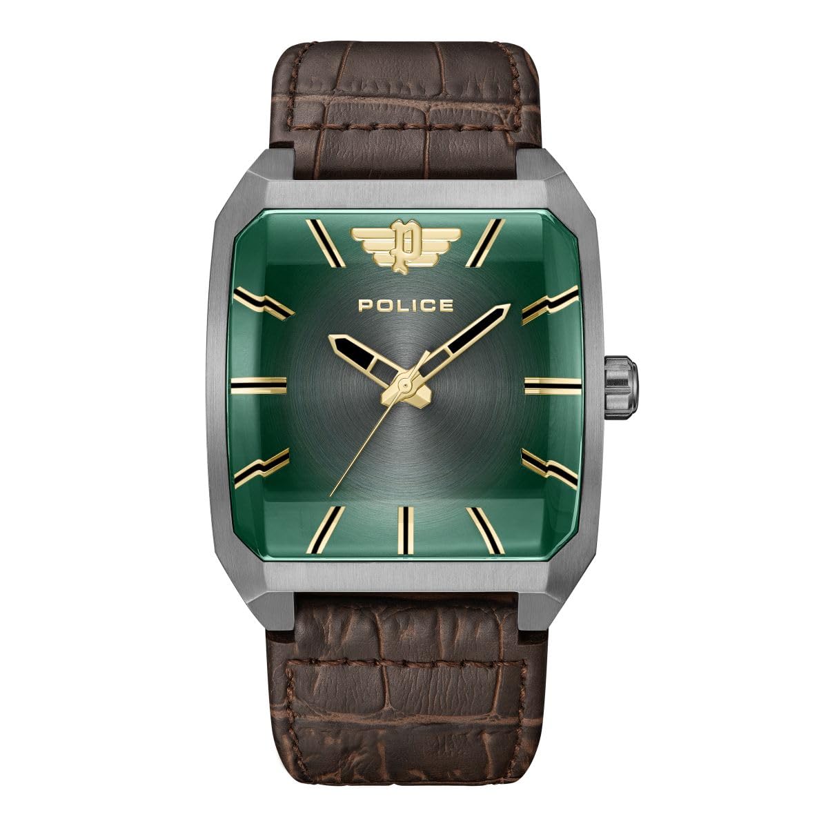 Police Analog Green Dial Men's Casual Watch