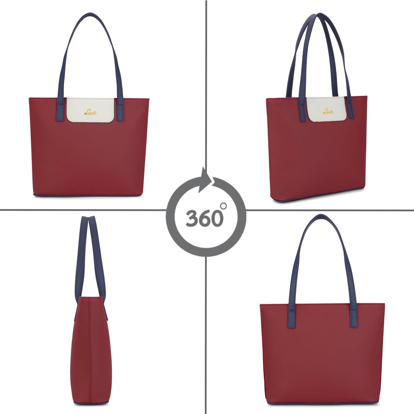 Lavie Women's Colourblock Jossie Tote Bag | Tote Bag for Work | Ladies Purse | Stylish Shoulder Bag | Gift for Women