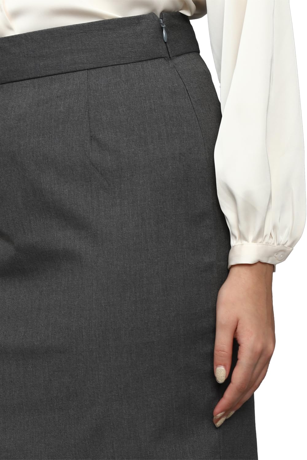 Allen Solly _ Women_Grey_Skirt_26