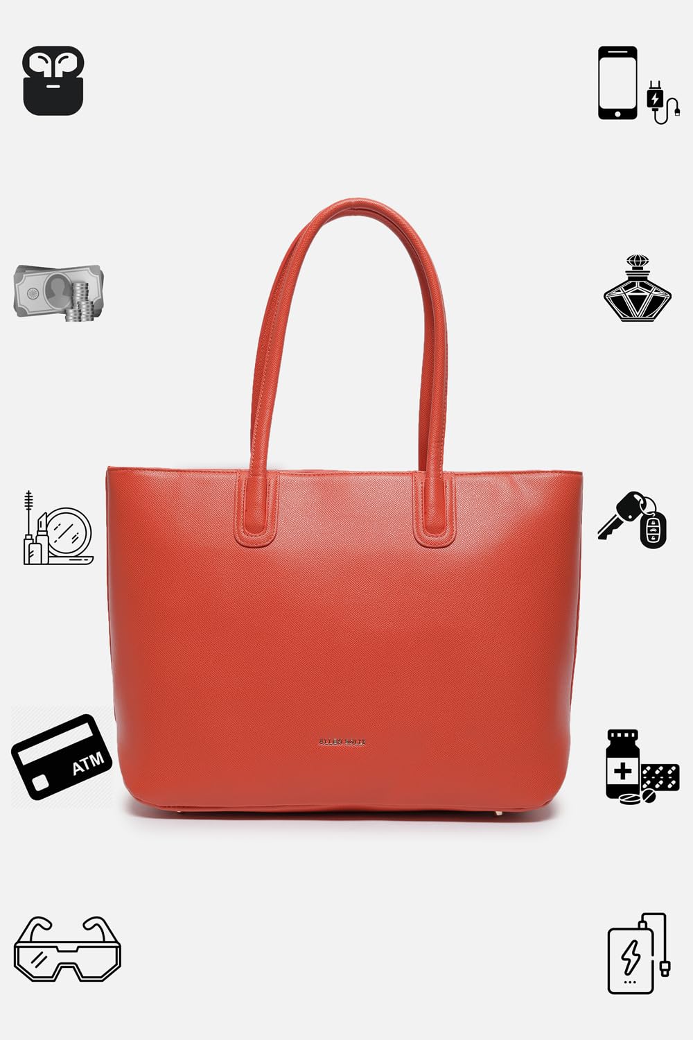 Allen Solly Women Textured Tote Bag