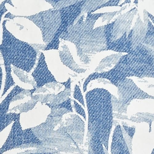 Blue Floral Print Full Sleeve Shirt