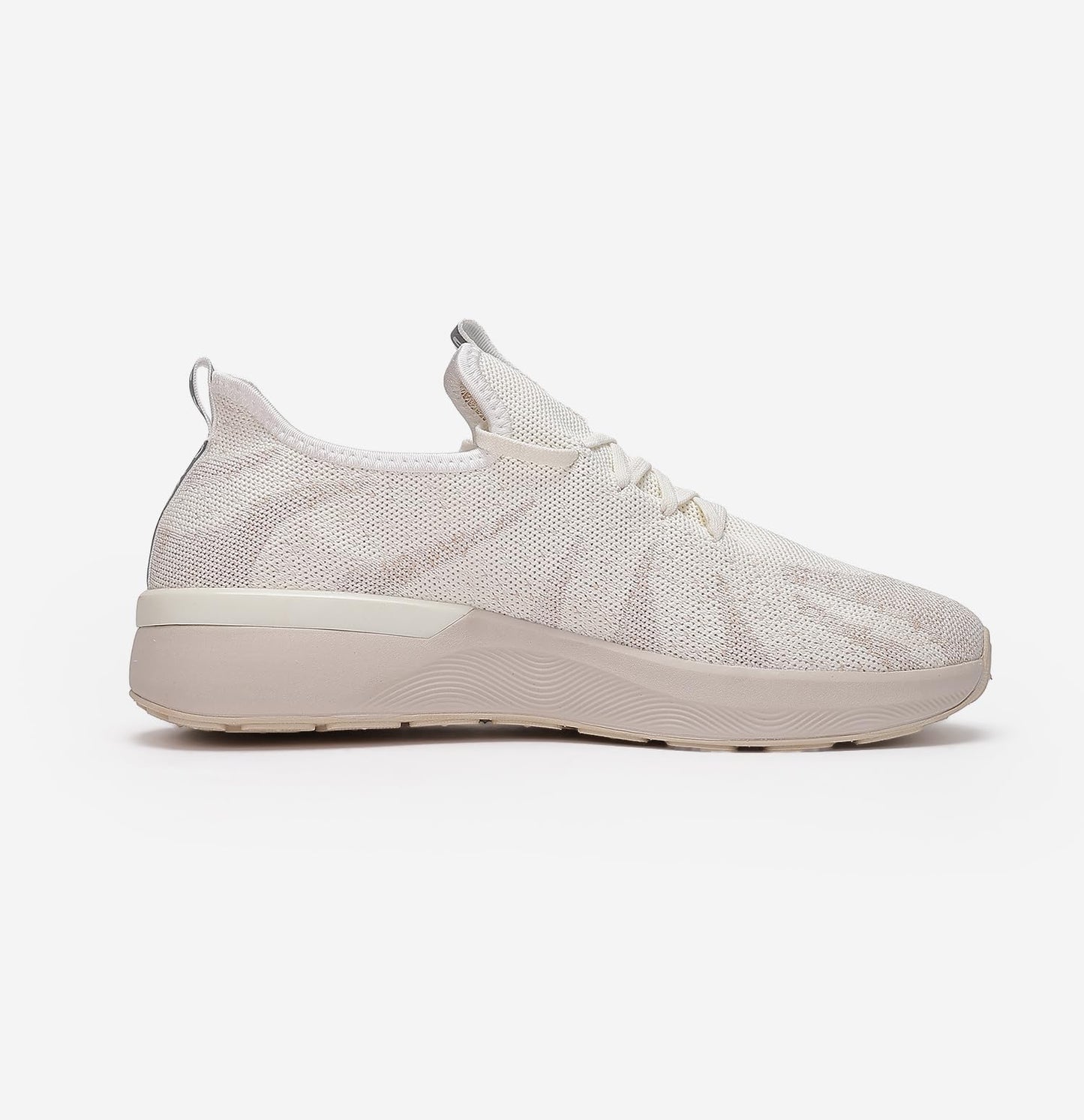 XTEP Men's Sports Running Walking Shoes Comfortable Lace Up Casual Sneakers(Beige,Size 7.5)