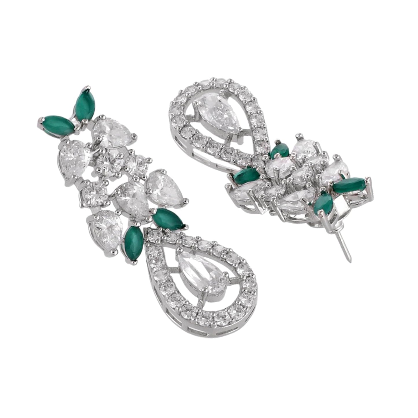 VOYLLA Starlight Amara Collar Necklace Set For Women|CZ Women Short Necklace Sets|Gift For Women |Women's Gift|Valentine Gift|