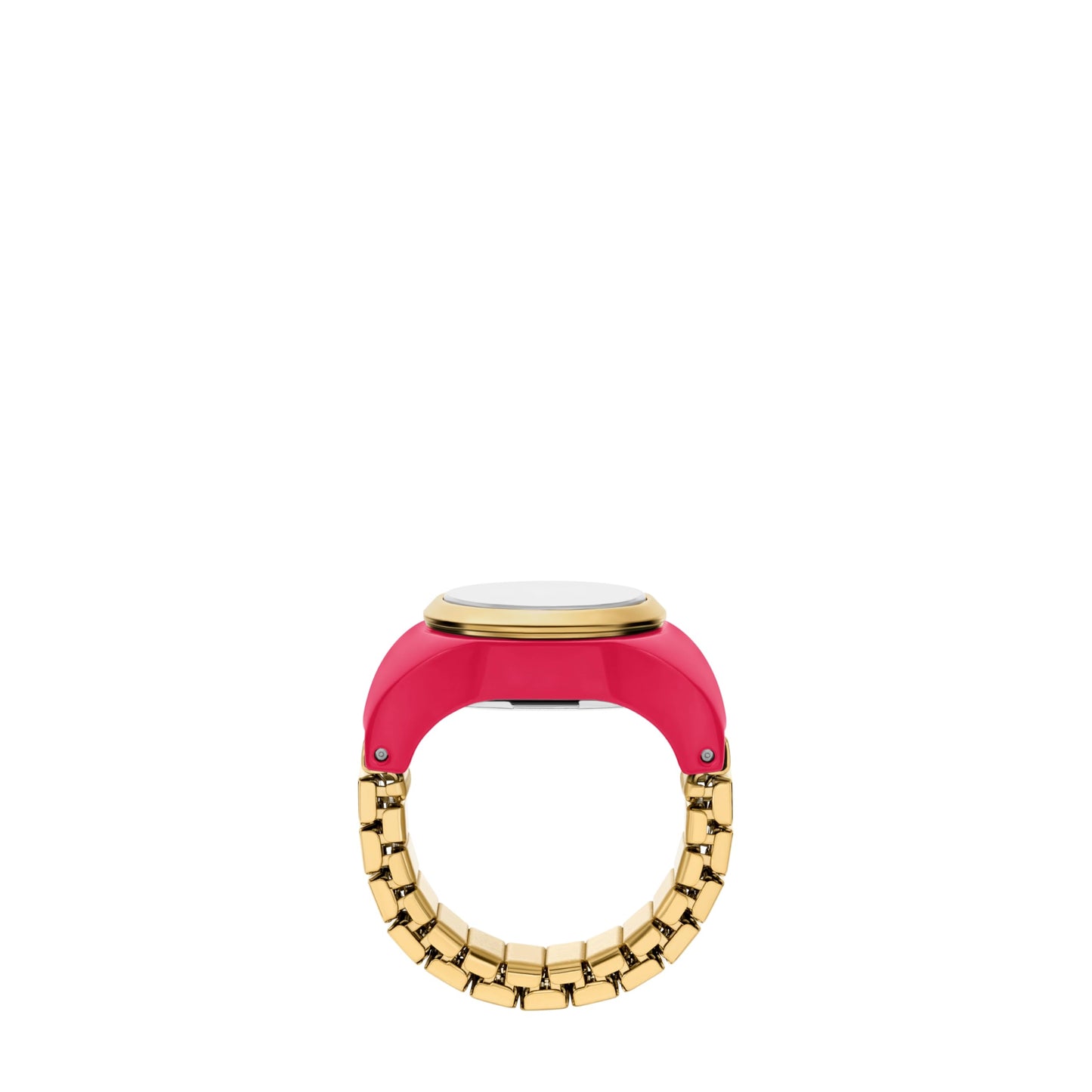 Fossil Watch Ring Gold Quartz Stainless Steel Watch ES5414