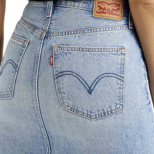 Levi's Cotton Western Skirt Blue