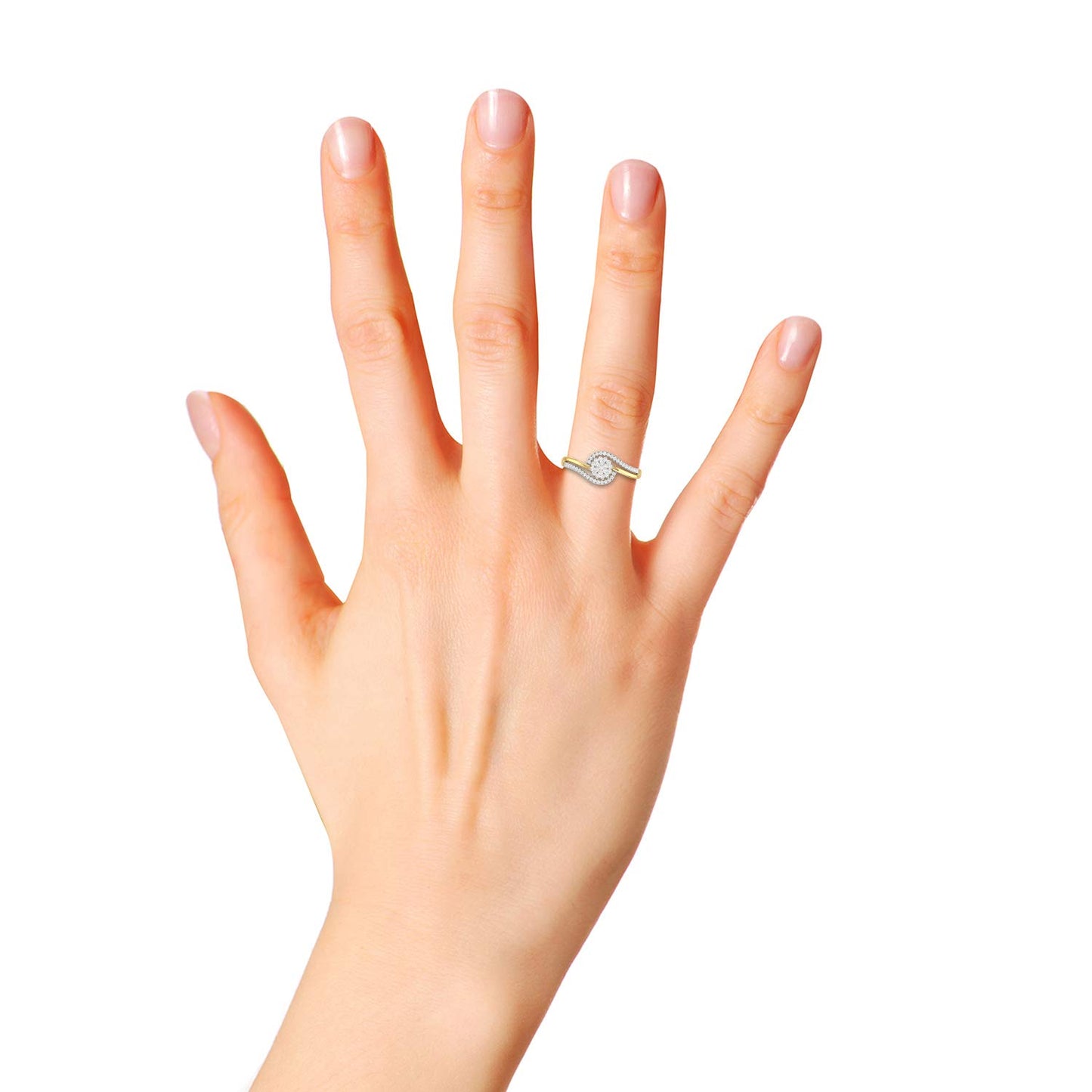 PC Jeweller 18k (750) Yellow Gold and Diamond Ring for Women