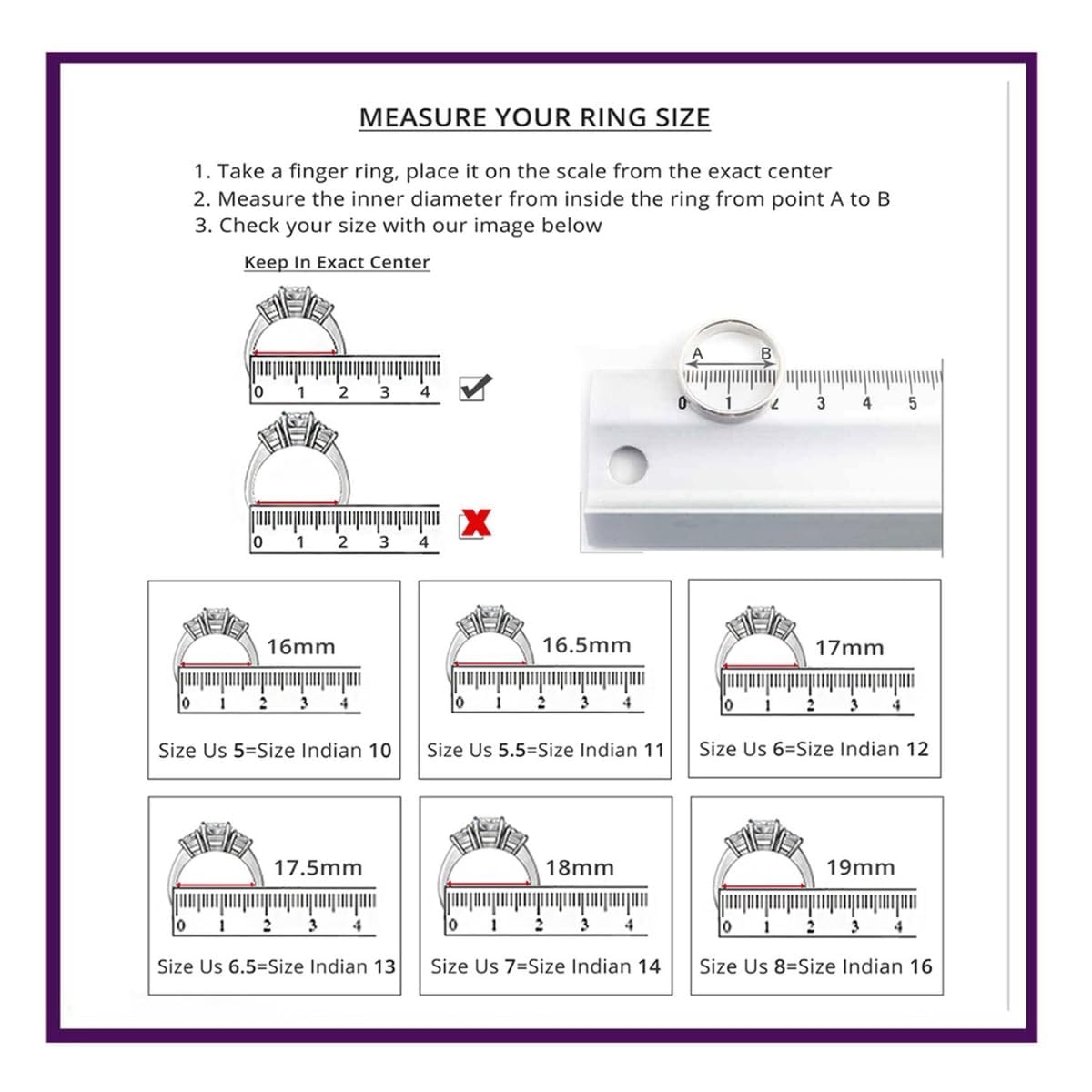 Ornate Jewels 925 Silver Red Ruby and American Diamond Finger Solitaire Ring for Women and Girls | With Certificate of Authenticity & 925 Stamp | Life-time Warranty*