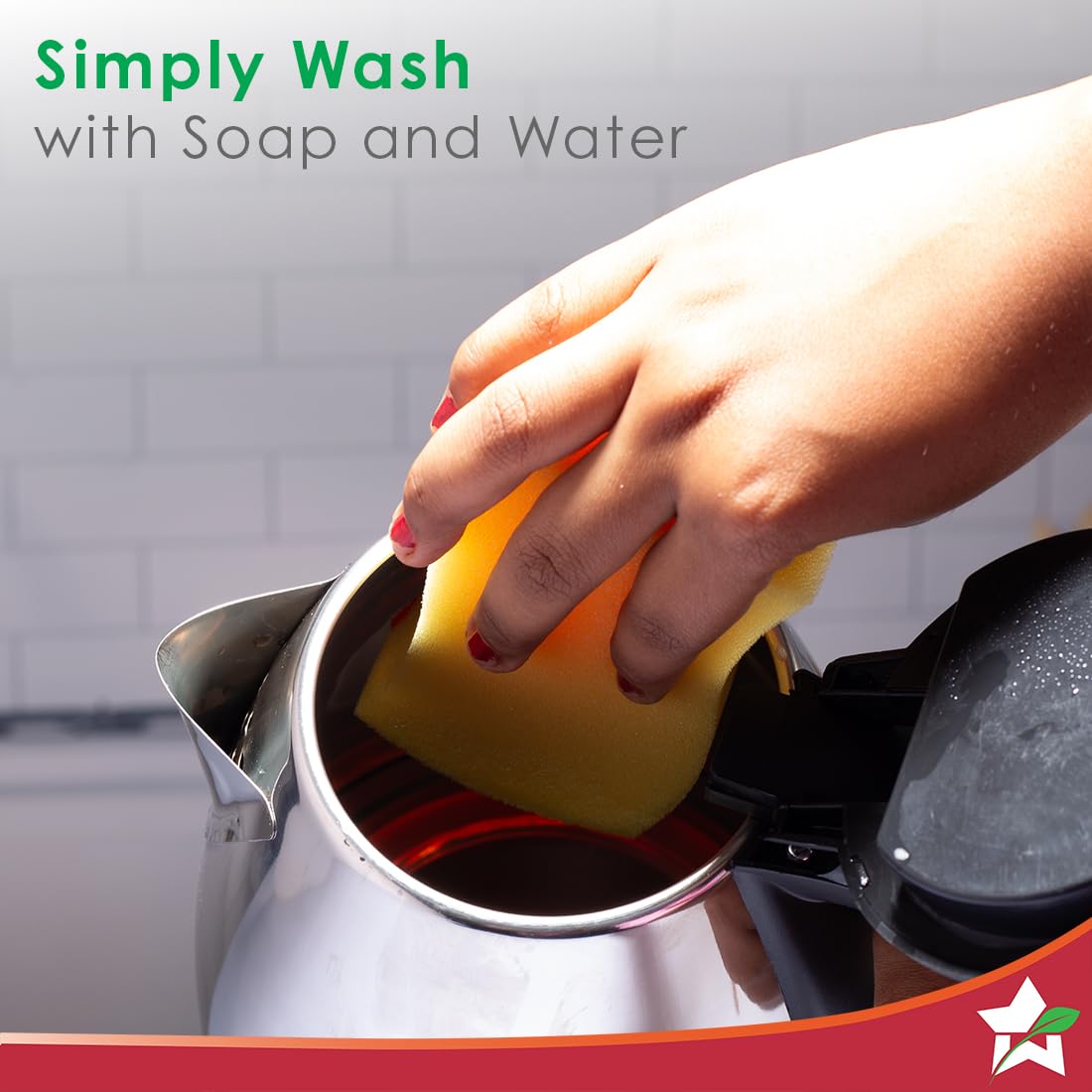 Wonderchef Acura Stainless-steel Electric Kettle | 1.5 L | Auto Shut-off | 360 Degree Swivel Base | Thermostat Control | Power Indicator | 1-year Warranty