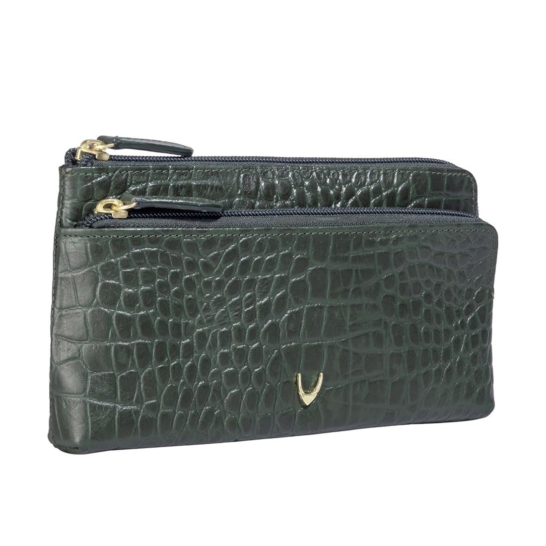Hidesign Women Clutch (Green)