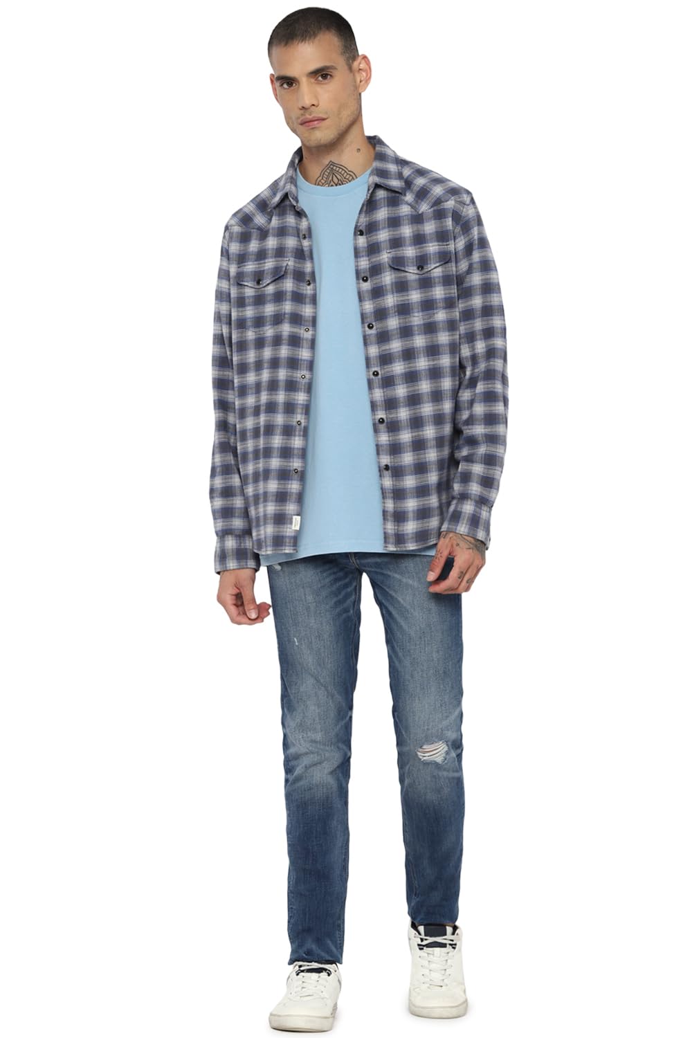 American Eagle Men Blue Airflex Skinny Jean