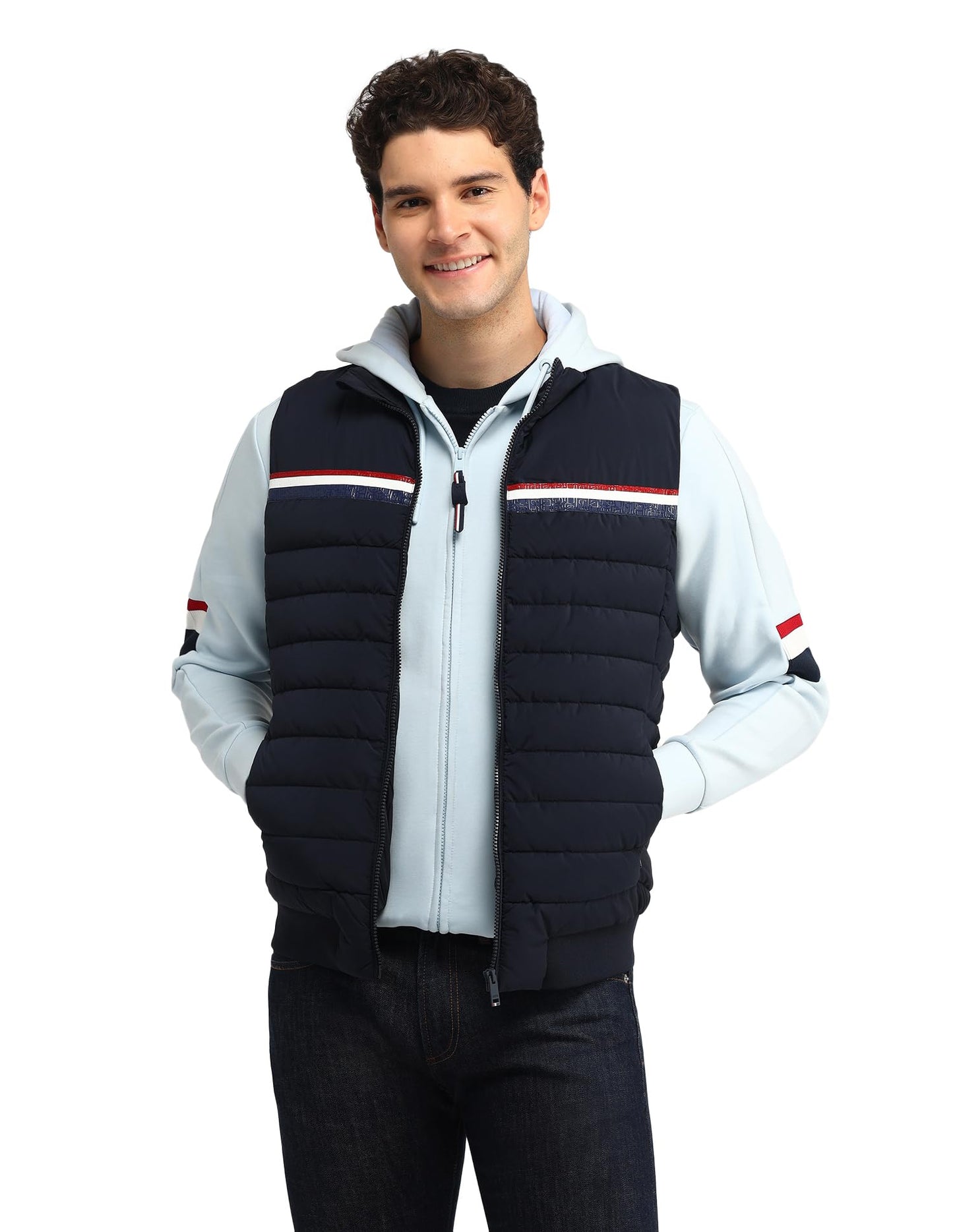 U.S. POLO ASSN. Men's A-Line Coat (USJCK524_Blue