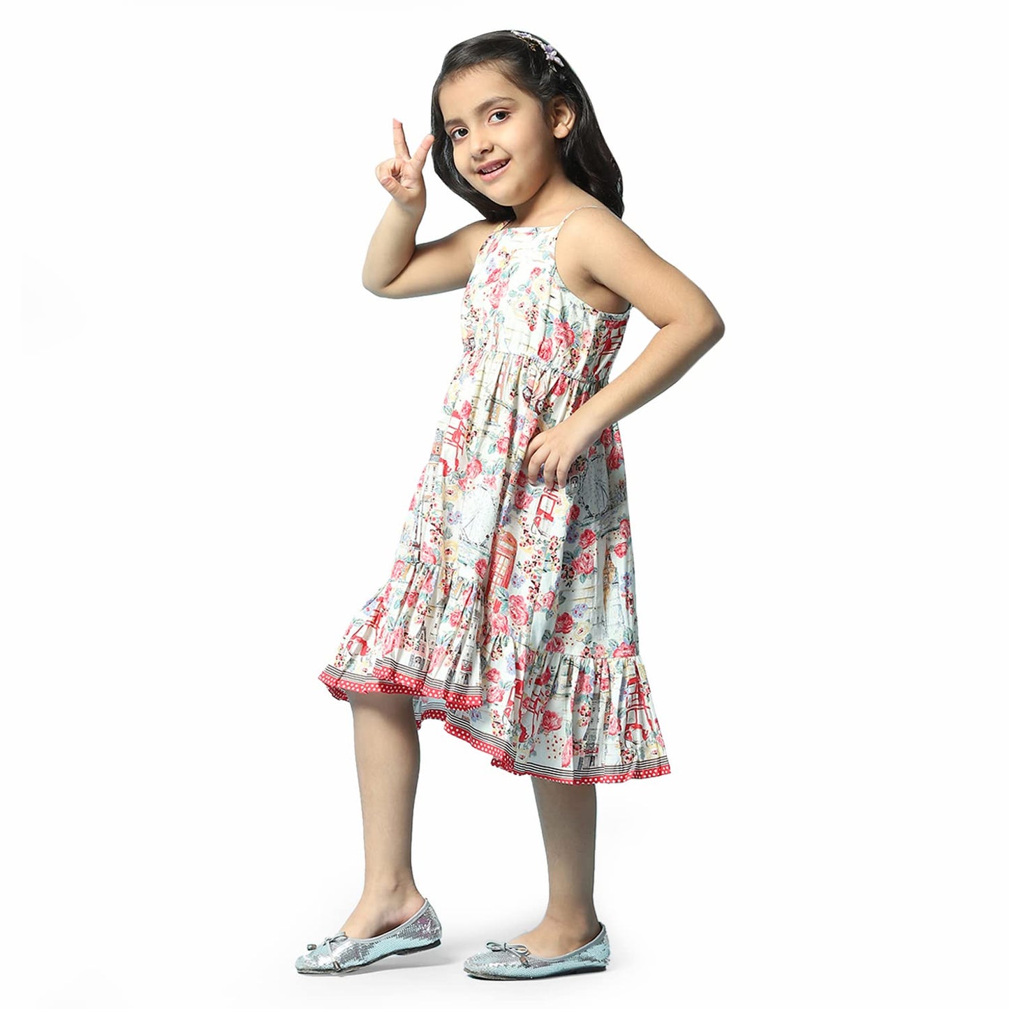 BIBA Girl Printed Kid(KW5271_Off White_5)