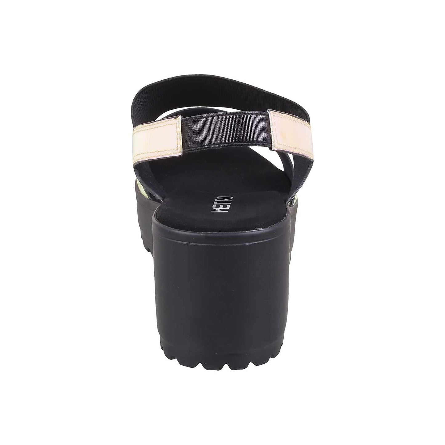 Metro Women Orange Sandals - SaumyasStore