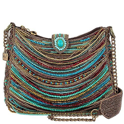 Mary Frances Sway with Me Beaded Shoulder Handbag, Multicoloured