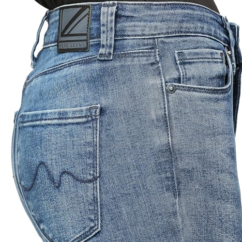 Pepe Jeans Women's High Rise Skinny Fit Jeans