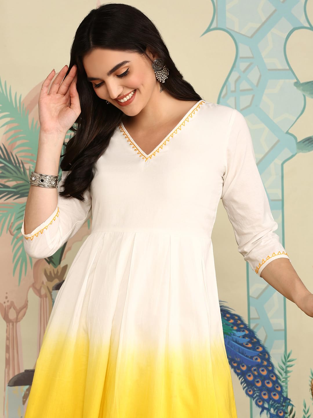 ishin Women Multi Cotton 60x60 Kurta Set
