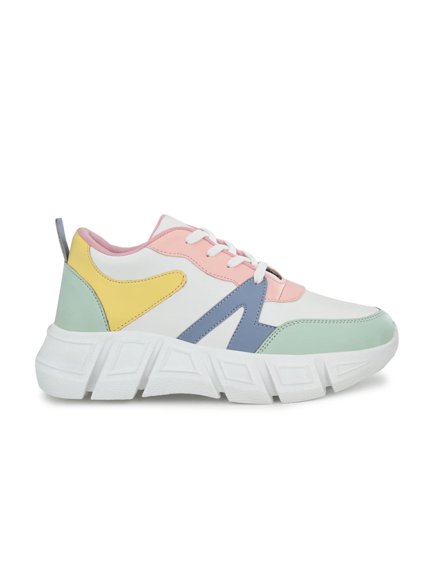 STANPHORD Women's Bloom White Sneakers_6 UK (TPRM 13001)