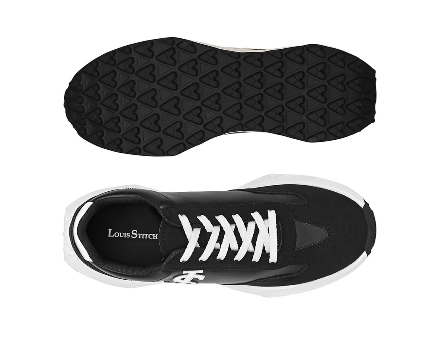 LOUIS STITCH Egyptian Black Sneaker for Men | Comfortable & Durable Sneaker | LSP-SNK-NBL | UK-11