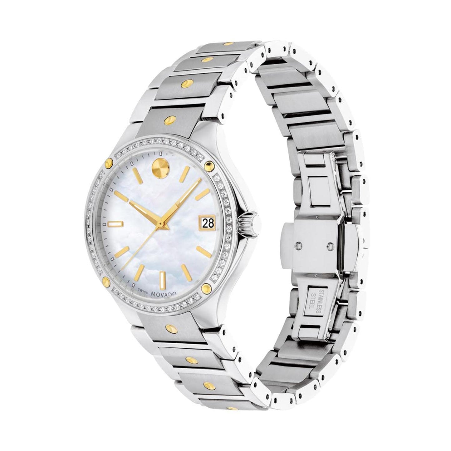 Movado SE. Analog White Dial Women's Watch-0607517