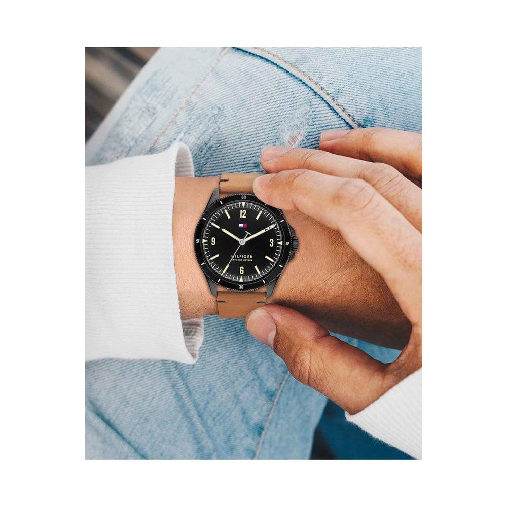 Tommy Hilfiger Maverick Analog Black Dial Men's Watch-TH1791906