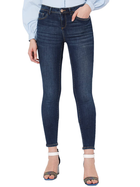 VERO MODA Women's Skinny Fit Blue Classic Jeans_28
