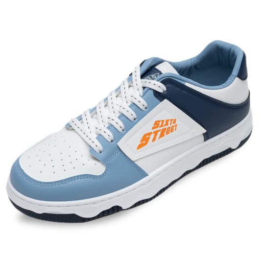 Sixth Street Mens Decker Blue Sneakers_6 UK (SSM057)