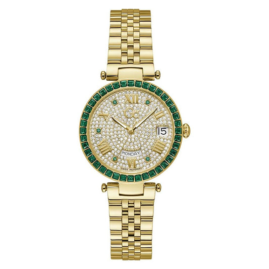 GC Analog White Dial Women's Watch-Z01013L1MF