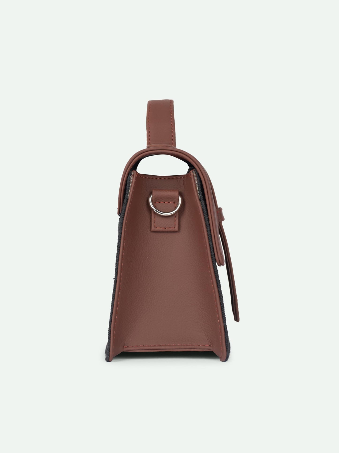 ZOUK Kriti Sanon Iconic Evening Satchel for Women | Flap Closure Handbag | Sling & Shoulder Bag | Satchel Bag for Party, Office & Everyday Use | Kashmir Blooms