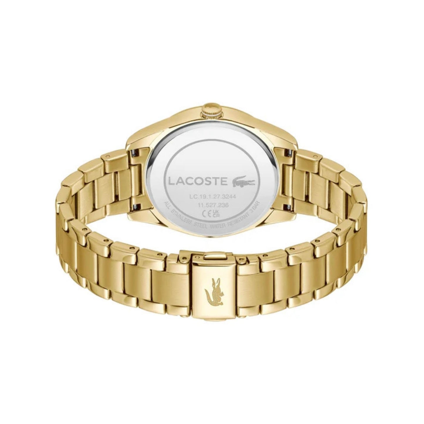 Lacoste Orsay Qtz Multifunction Caramel Round Dial Women's Watch|Stainless Steel Material|Multi Color Band - 2001363
