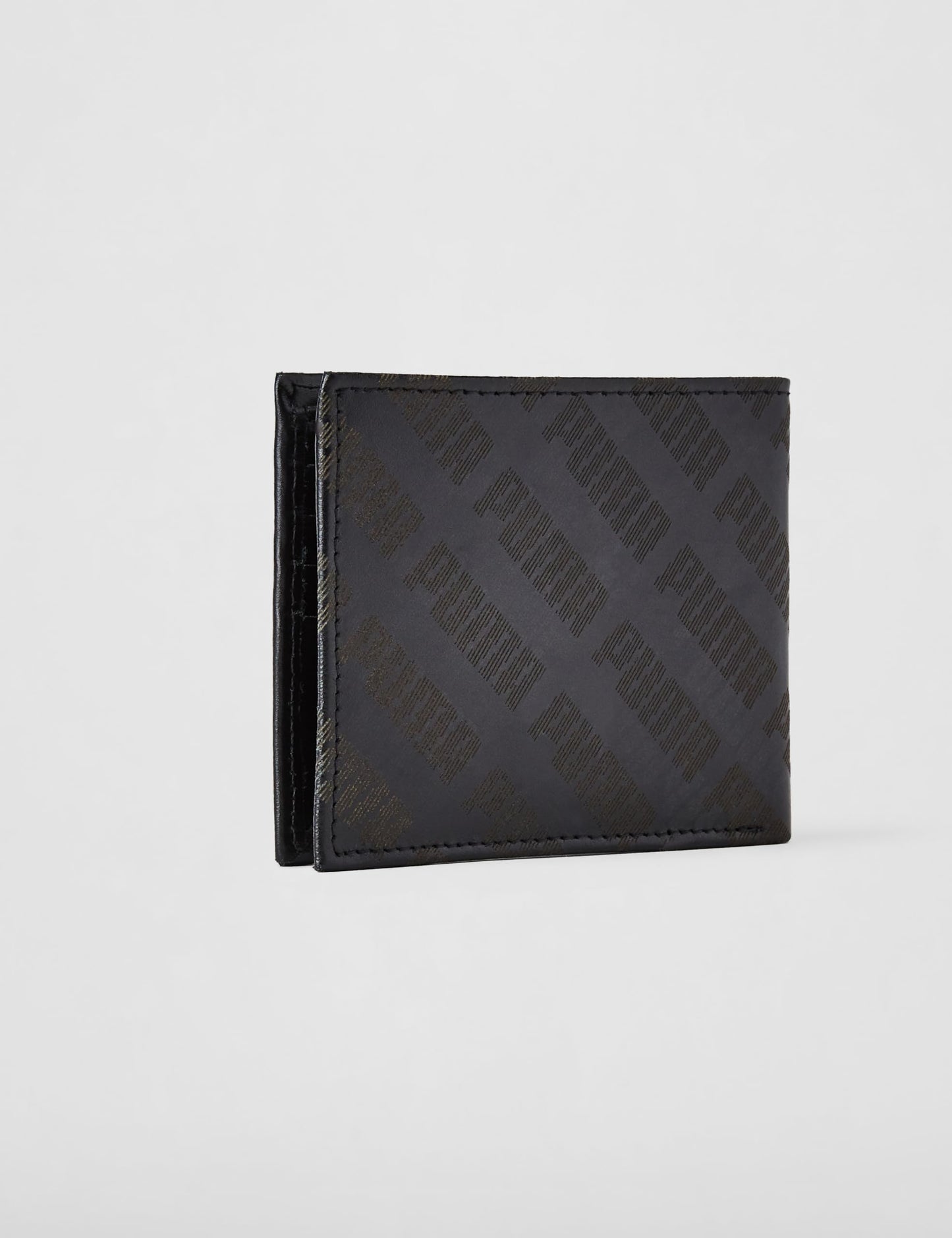 Puma Unisex-Adult Polyester Bi-Fold Wallet V1, Black (5471802)