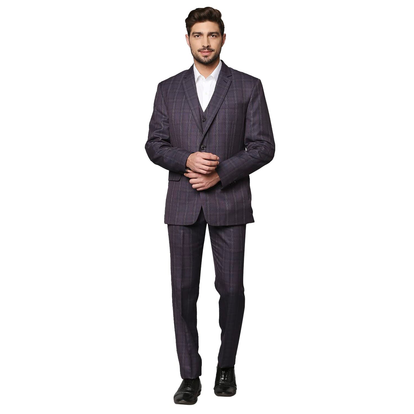 Raymond Dark Violet Suit (Size: 42)-RMDH02085-V8