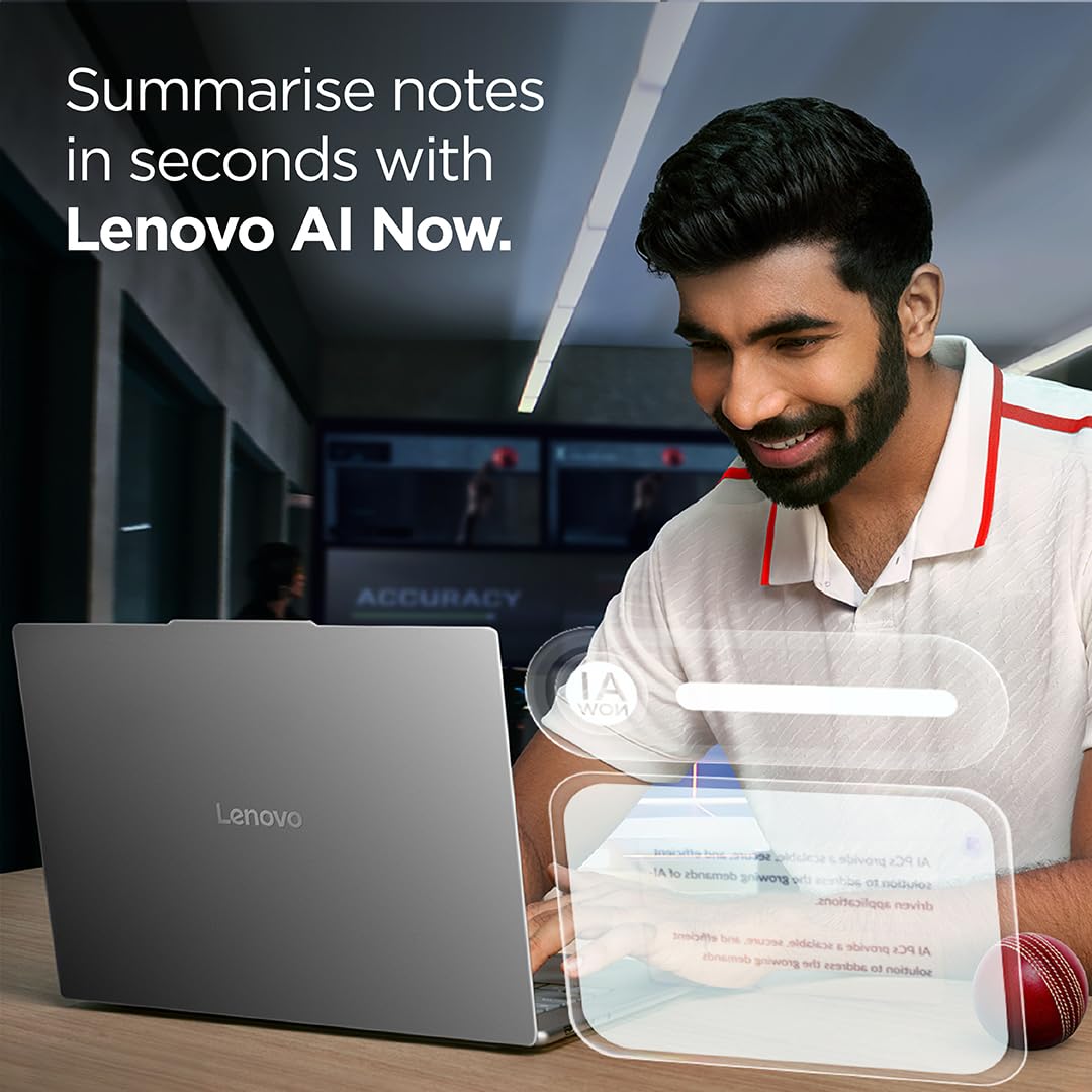 Lenovo Yoga 7 2-in-1 Intel Evo Core Ultra 5 226V (16GB RAM/1TB SSD/14 (35.5cm)/WUXGA OLED/Copilot+ PC/Windows 11/Office Home 2024/Yoga Pen/1Yr ADP/Seashell/1.38Kg), 83JQ000XIN Convertible Laptop