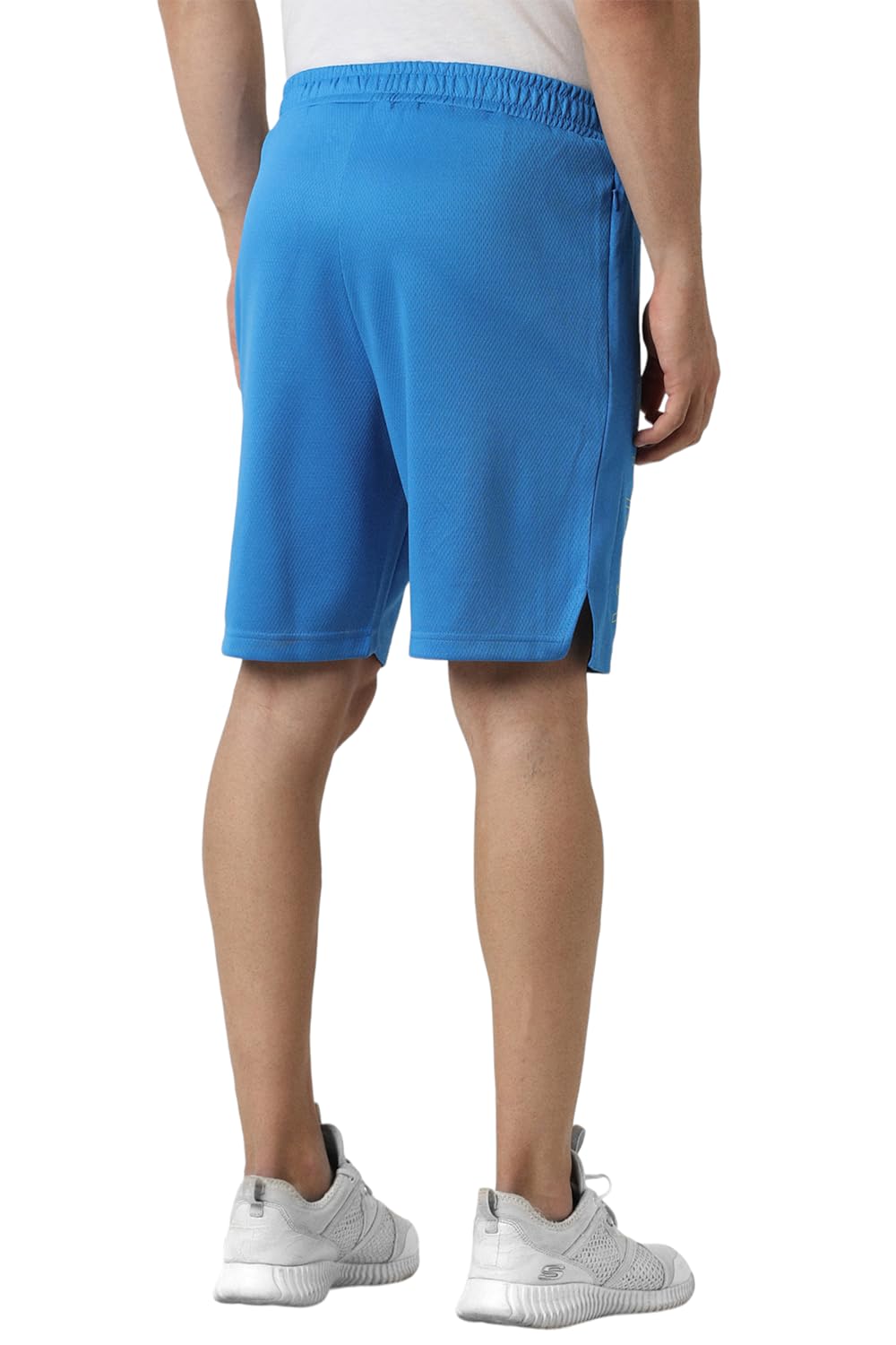 Van Heusen Men's Bermuda Shorts (VFLOAATFE37169_Blue_M