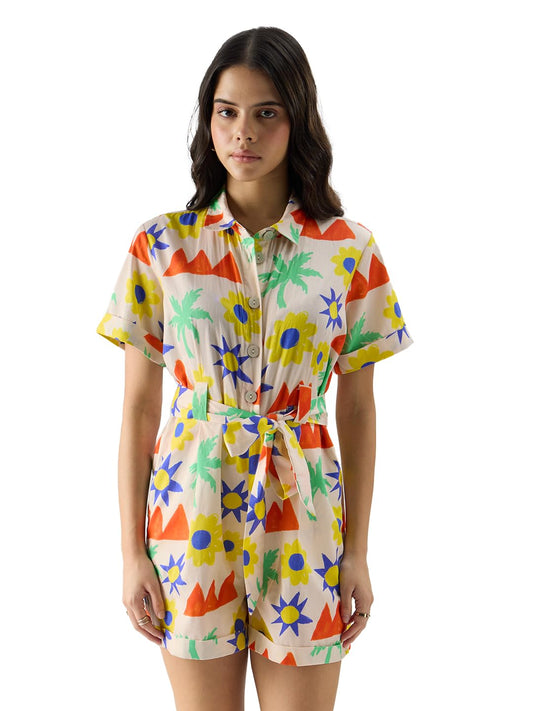 The Souled Store Buy TSS Originals: Crayon Doodles Jumpsuit Online