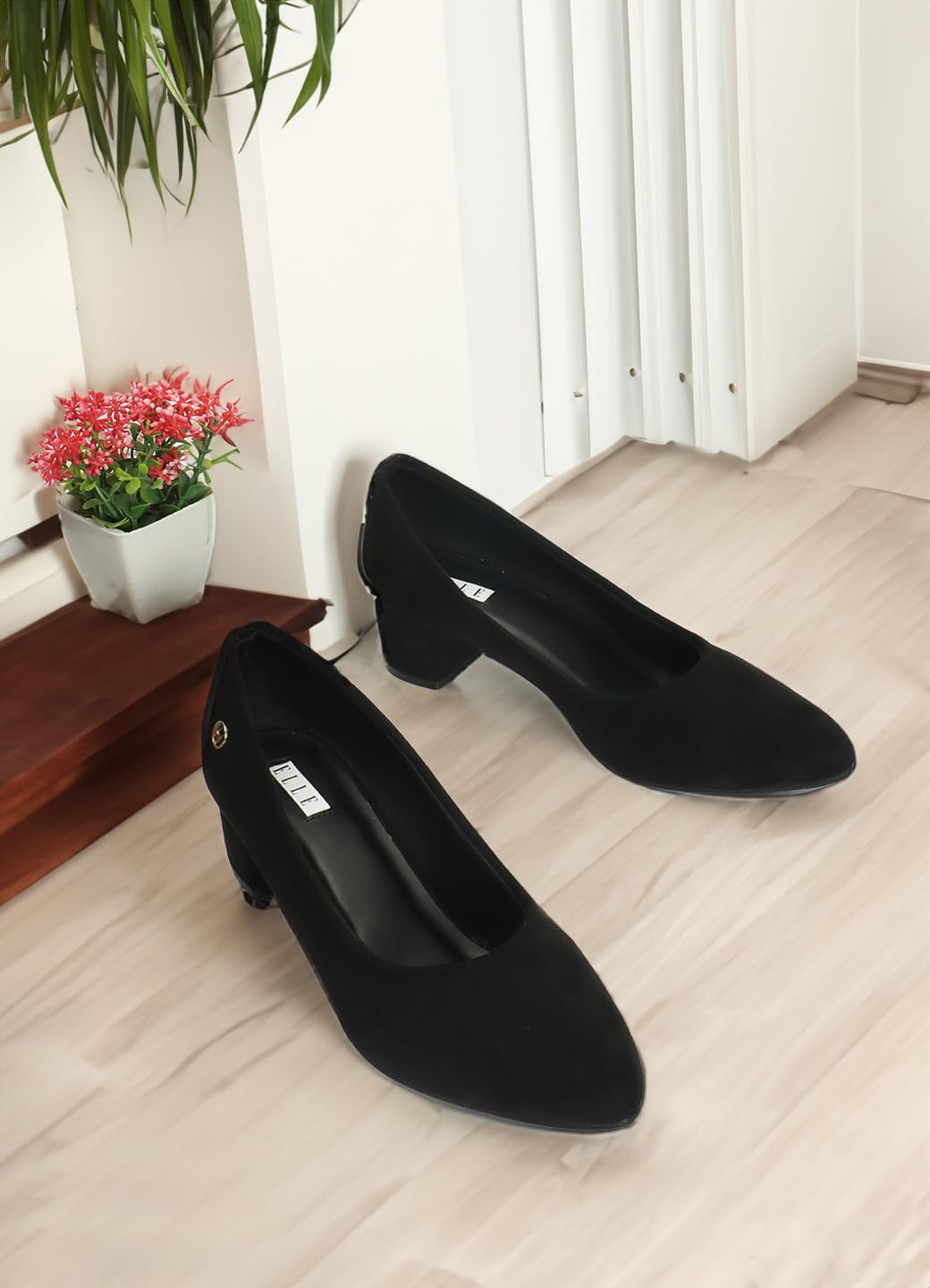 ELLE Women Shoes, Black, UK-5