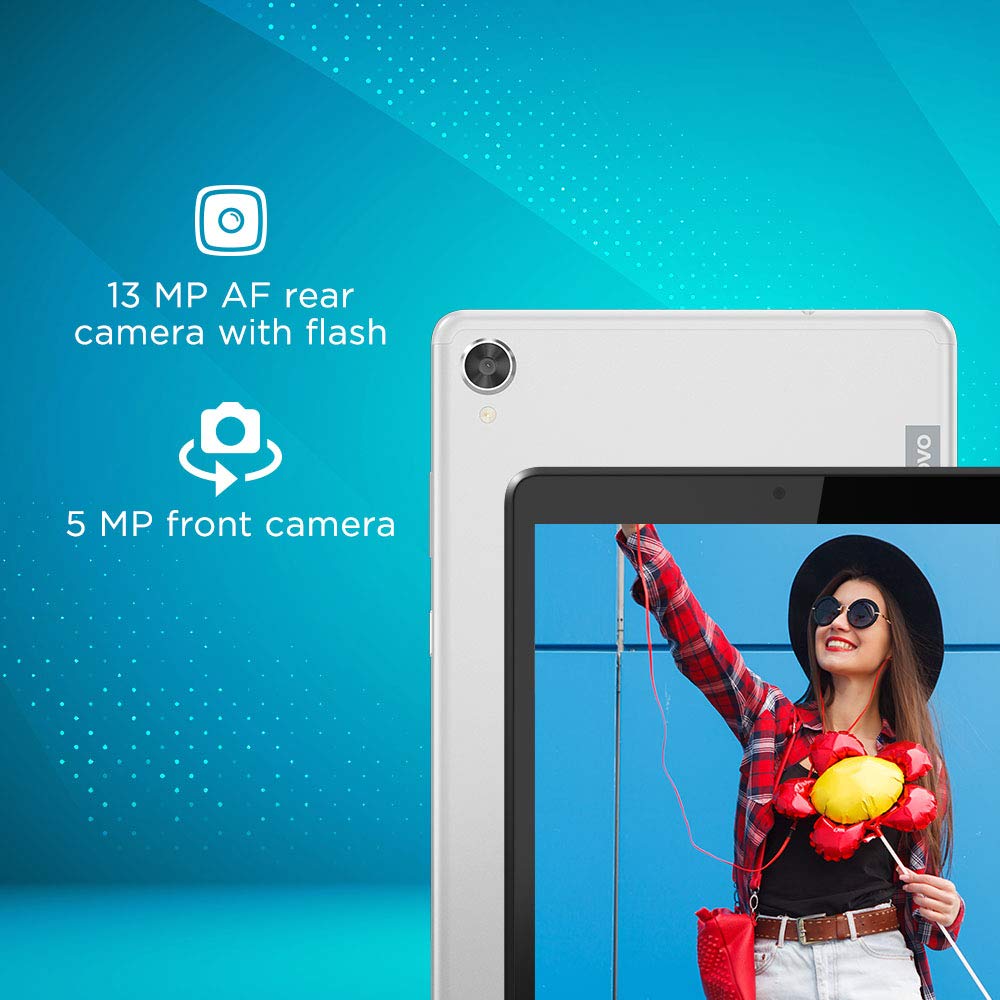 Lenovo Tab M8 FHD (8 inch(20cm), 4 GB, 64 GB, Wi-Fi+LTE, Calling), Grey with Camera Flash