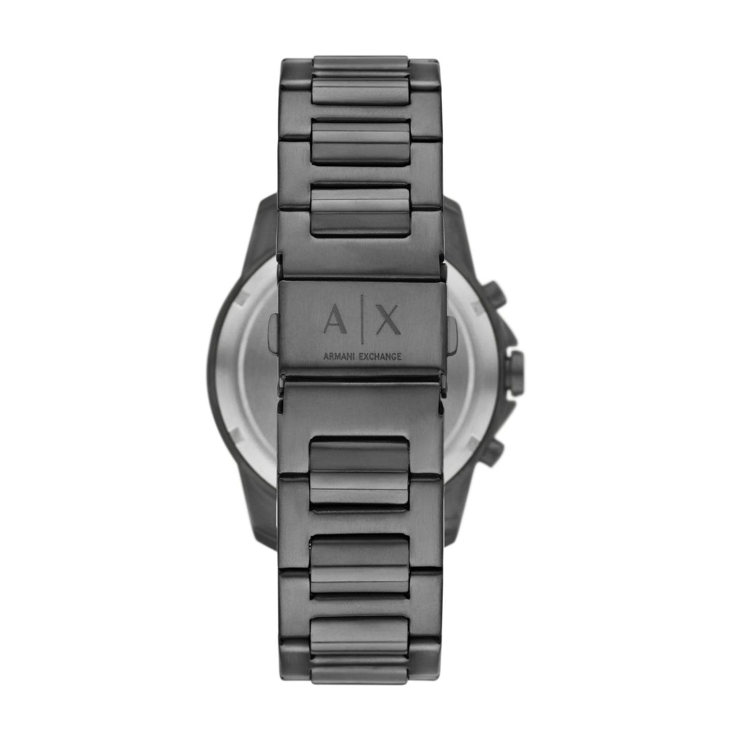 Armani Exchange Stainless Steel Analog Black Dial Men's Watch-Ax1765, Band Color:Gray