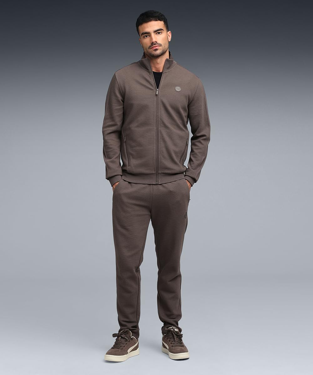 Puma Men Full Sleeve Cotton Full Zip with Pocket Sweat Jacket