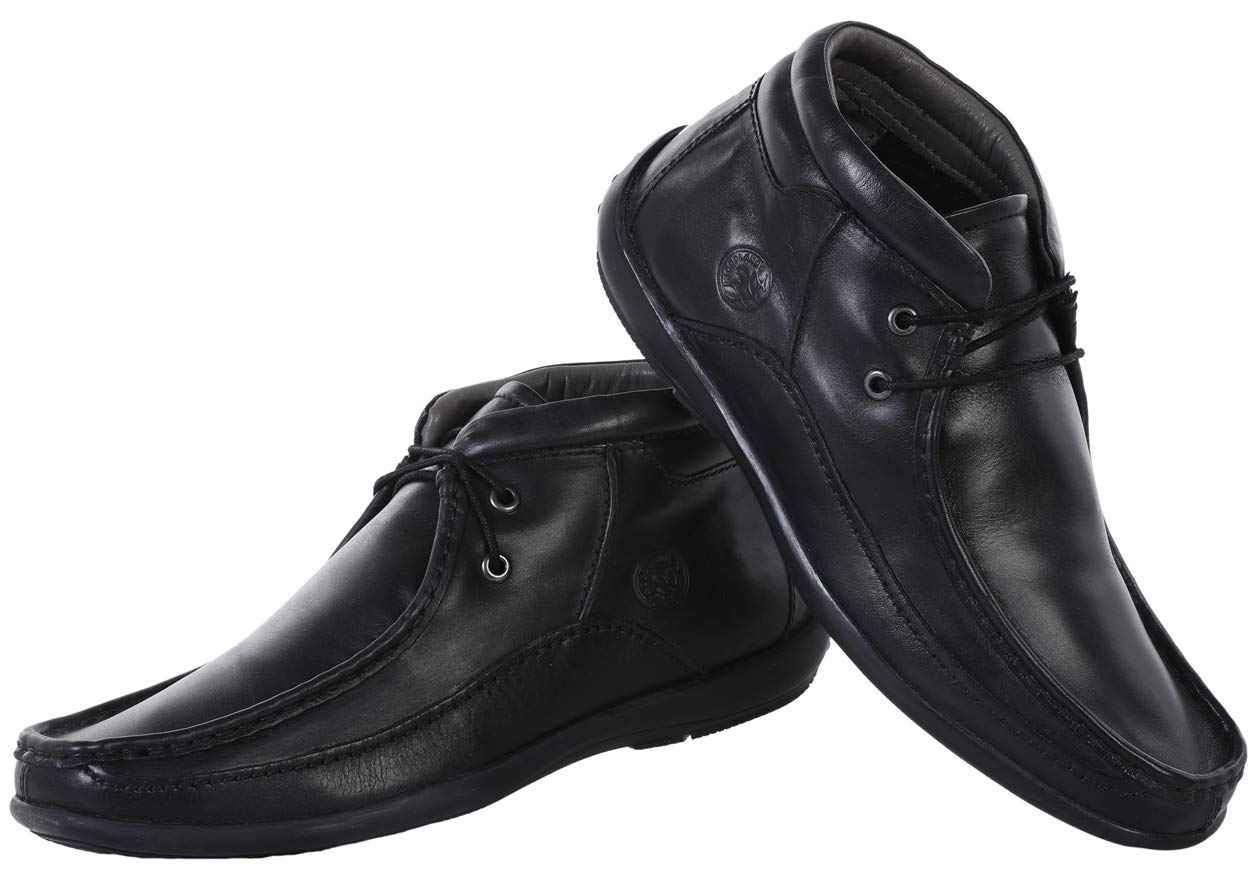 Woodland Men's Black Casual Shoes-8 UK/India (42 EU)(GC 2671117)