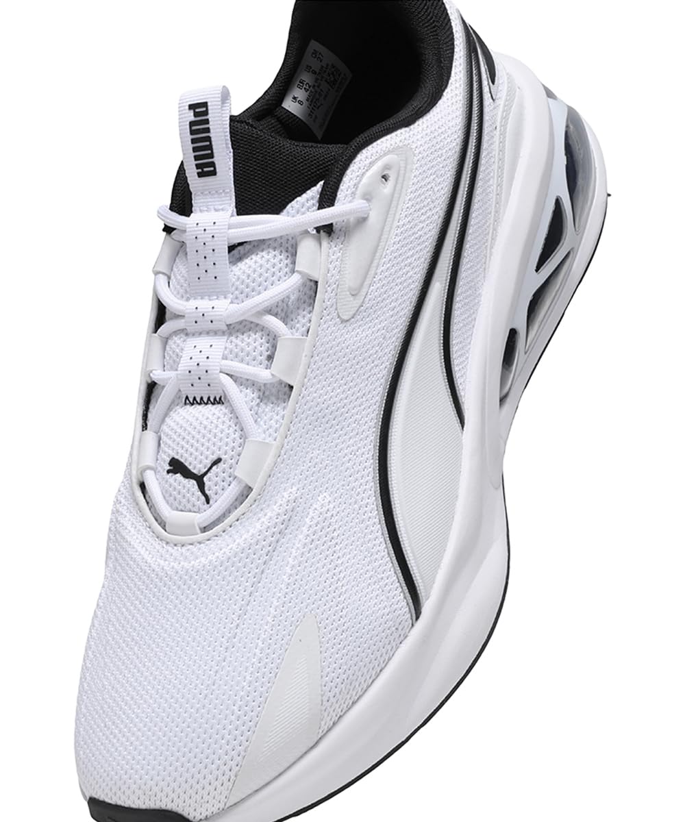 PUMA , Unisex-Adult, Solar, White-Black, Running Shoe, 8UK, (31117501)